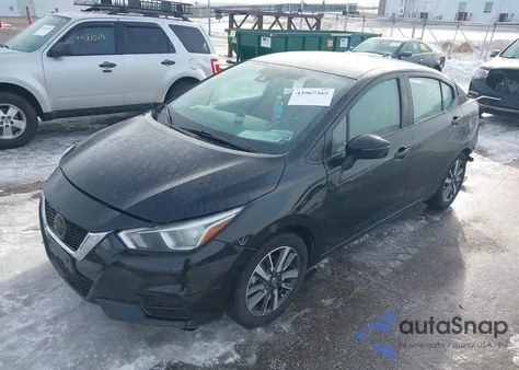 2021 Nissan Versa Sv Xtronic Cvt из США, поврежденный, VIN 3N1CN8EV1ML891736